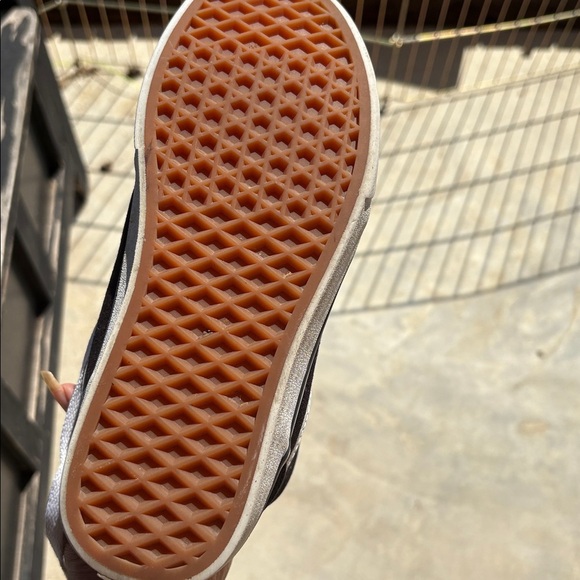 Vans Black and White Logo Sneakers - Picture 6 of 8